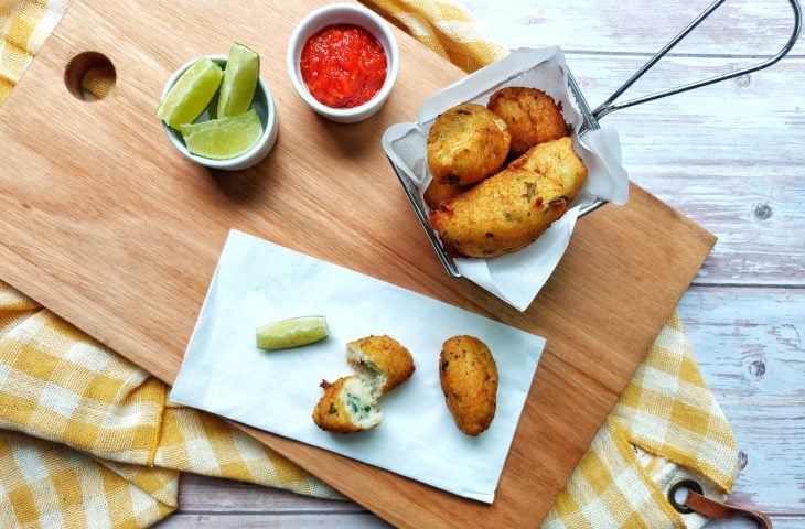 Bolinho de bacalhau - Foto: Reprodução/Receitaria