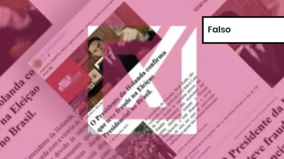 Checagem: Holanda reconheceu vitória de Lula, ao contrário do que diz post