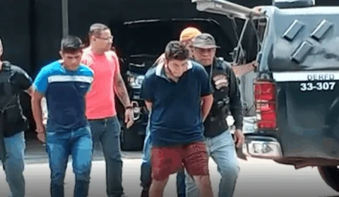 Vídeo: dupla é presa suspeita de matar sargento da PM em Manaus