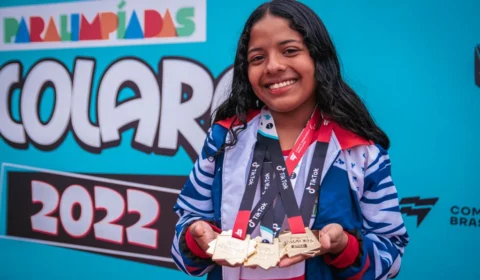 Estudante indígena quebra 3 recordes e coloca Amazonas no pódio paralímpico