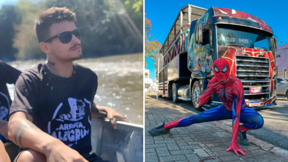 ‘Homem-Aranha’ da Carreta da Alegria é morto a tiros em praça de SC