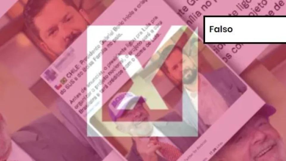 Checagem: Não há evidências de que presidente do Chile tenha projeto nacional inspirado em Lula, como afirma post