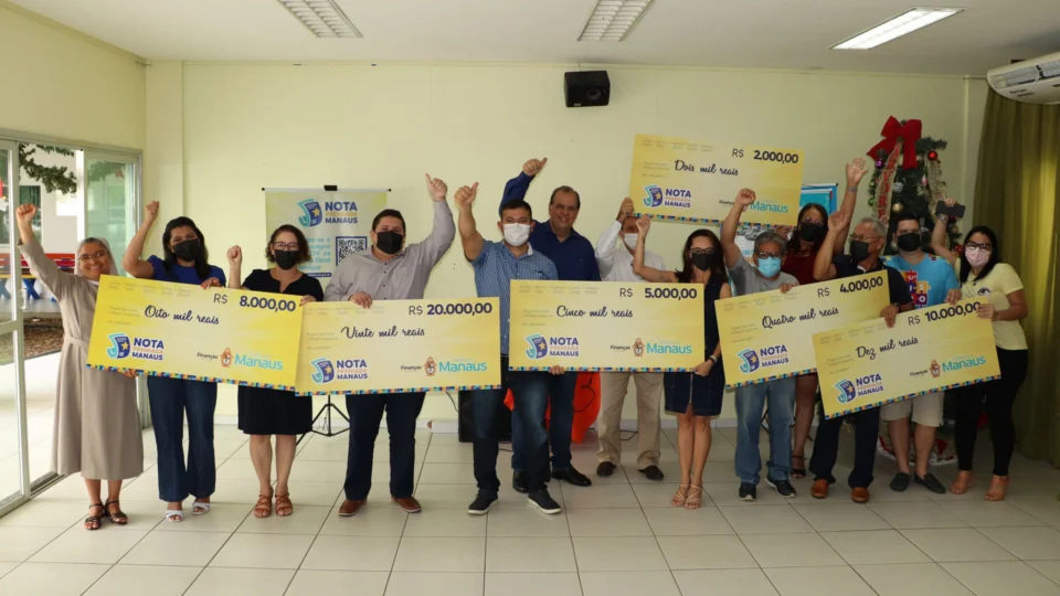 Campanha Nota Premiada divulga lista de ganhadores de 23º sorteio, em Manaus
