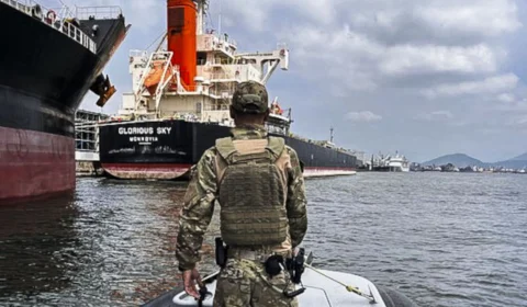 Operação Ágata combate tráfico de drogas no Porto de Santos, em SP