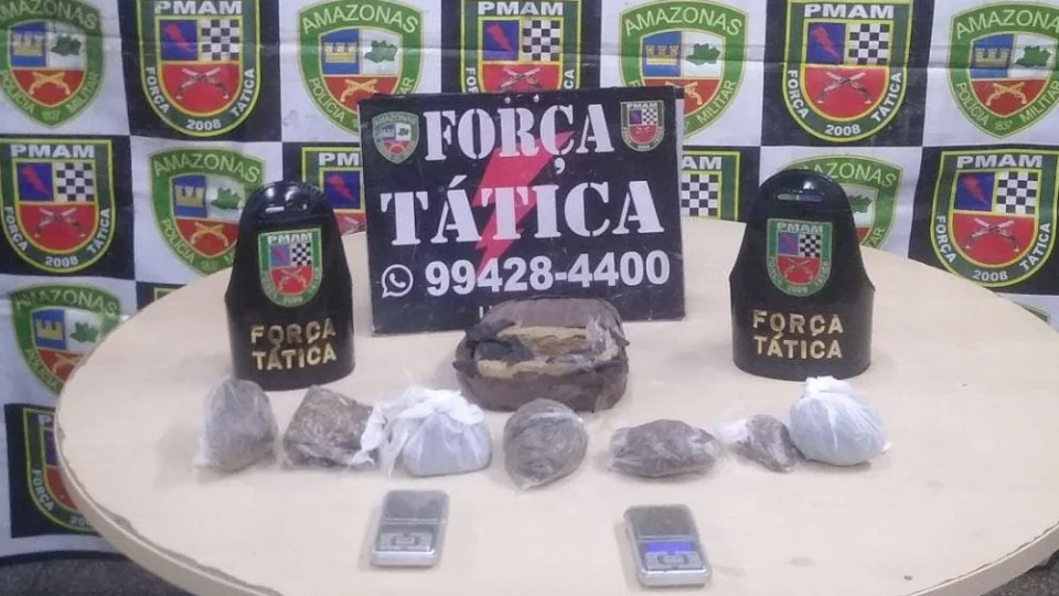 Grupo abandona maconha após avistar polícia na Zona Leste de Manaus