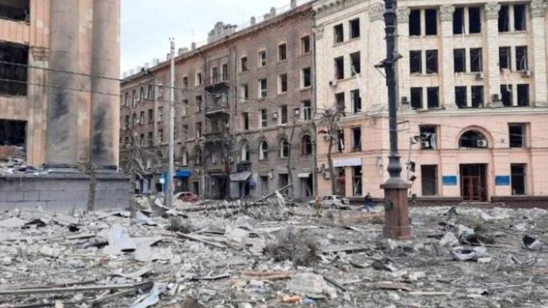 Ucrânia, está sem energia elétrica após ataques da Rússia - Foto: Reprodução/SBT News