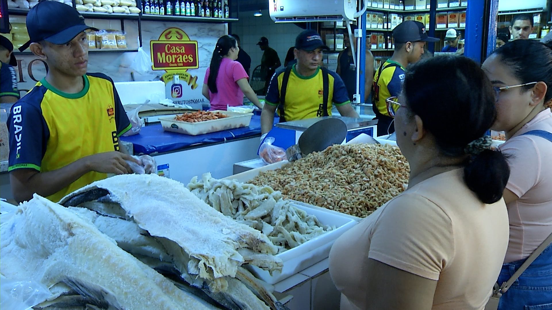 Pirarucu é uma das iguarias procuradas para ceia de Natal - Foto: Reprodução/TV Norte