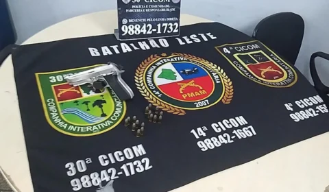 Homem é preso por porte ilegal de arma de fogo na Zona Leste de Manaus