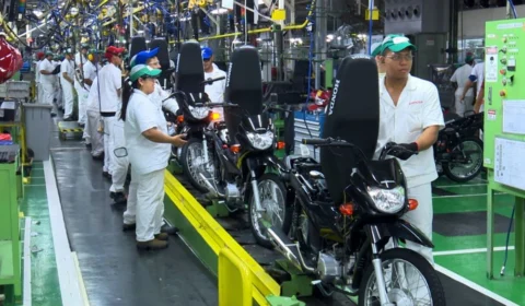Produção de motos cresce 46,7% em janeiro deste ano, diz Abraciclo