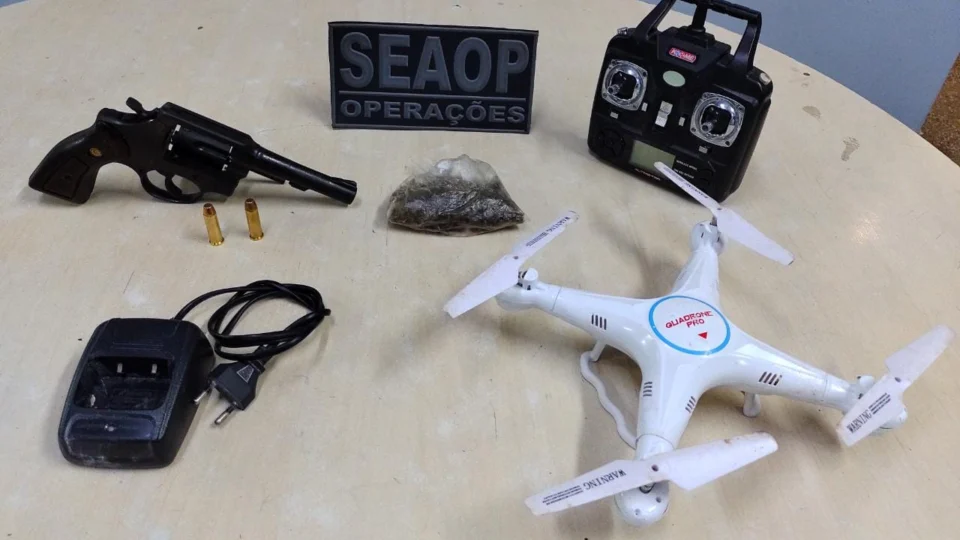 Polícia apreende drone ‘olheiro’ usado no tráfico de drogas em Manaus