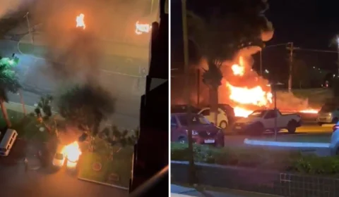 Apoiadores de Bolsonaro tentam invadir sede da PF em Brasília e queimam carros