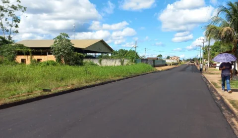 Obras de recuperação de ruas de Urucurituba-AM estão 30% executadas