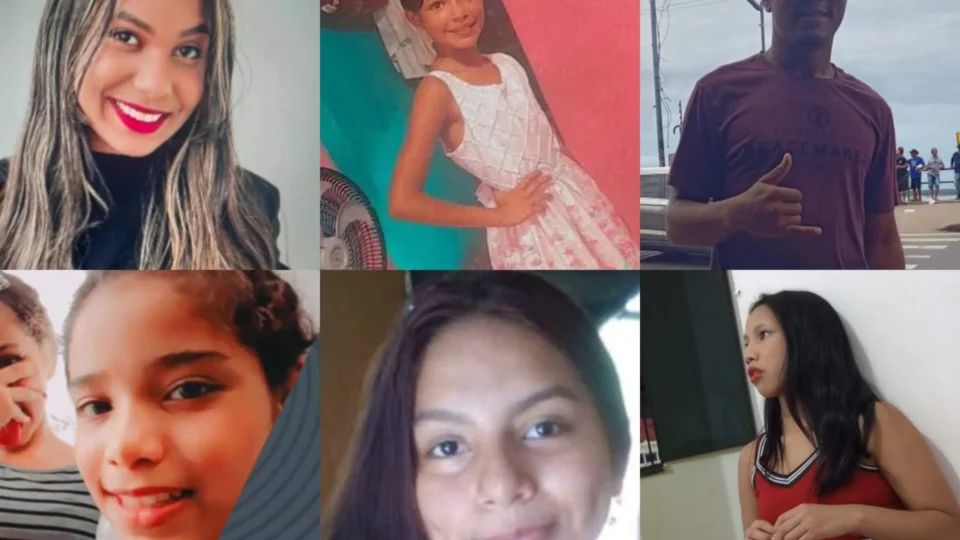 Desaparecidos: polícia divulga imagens de 6 pessoas que sumiram em Manaus