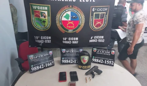 Falso comprador é preso após roubar e trocar tiros com polícia em Manaus