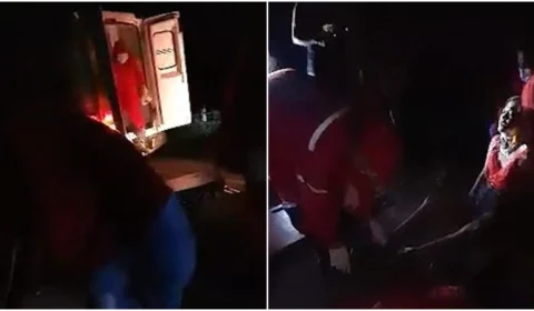 VÍDEO: falta de iluminação em estrada provoca acidente de moto em Parintins-AM