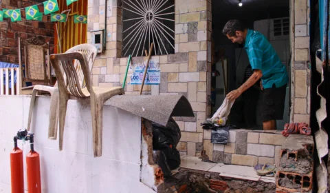 Semasc cadastra 43 famílias afetadas pela chuva em Manaus nesta segunda