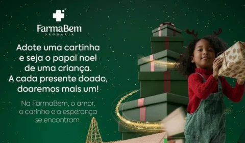 Rede de farmácias possibilita doações de fim de ano com campanha de presentes