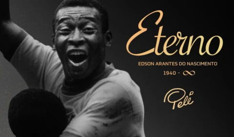 CBF faz homenagem ao rei Pelé no twitter: ‘Eterno Edson Arantes’