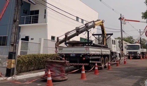 Manutenção deixa bairros de Manaus sem energia elétrica nesta quarta