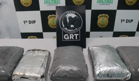 Operação de segurança apreende 5 kg de drogas em pneu de carro no AM