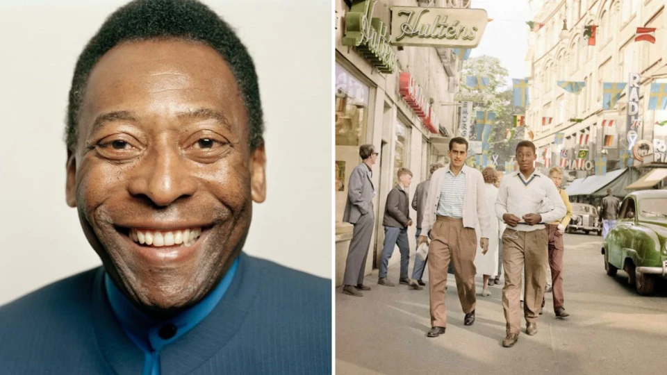 Pelé posta foto de sua primeira Copa em 58 e torce de hospital em São Paulo