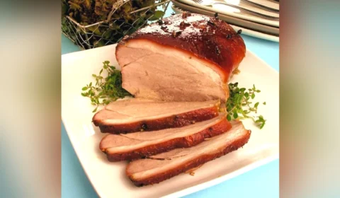 Receita Fácil – pernil assado com mostarda: prato de destaque em 180 minutos