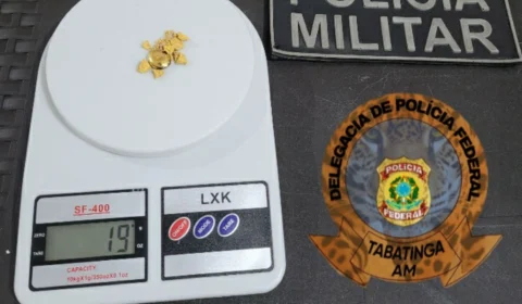 PF prende homem que portava pepitas de ouro de procedência ilegal no Amazonas
