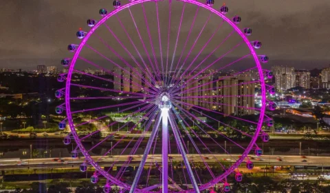 Maior roda-gigante da América Latina será inaugurada nesta sexta em SP