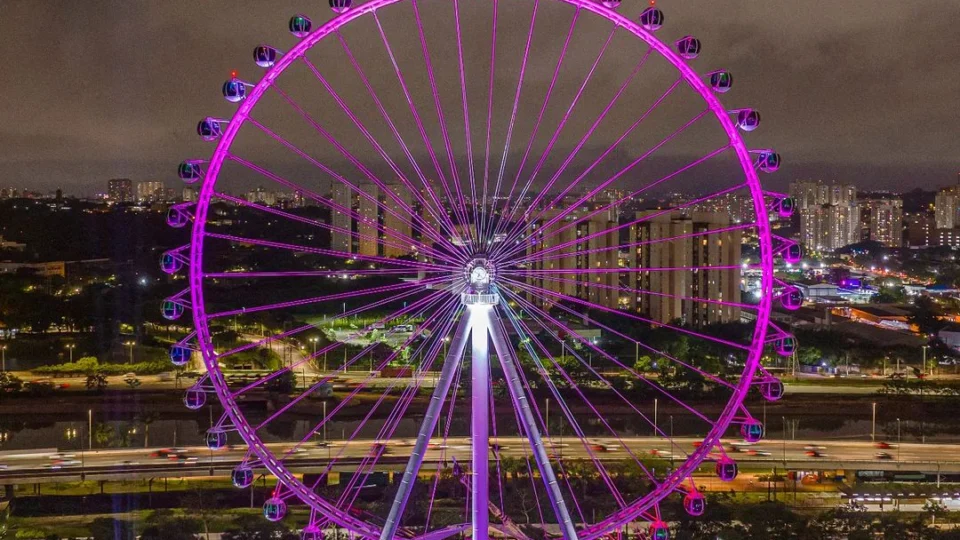 Maior roda-gigante da América Latina será inaugurada nesta sexta em SP