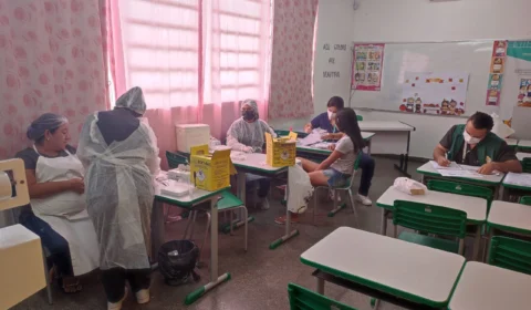 Teste rápido para Covid-19 é ofertado em escolas municipais de Manaus