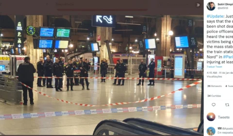 França: seis pessoas ficam feridas durante ataque a faca em Paris