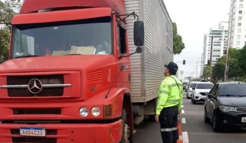 Veículos pesados: IMMU autua 34 motoristas na Zona Centro-Sul de Manaus