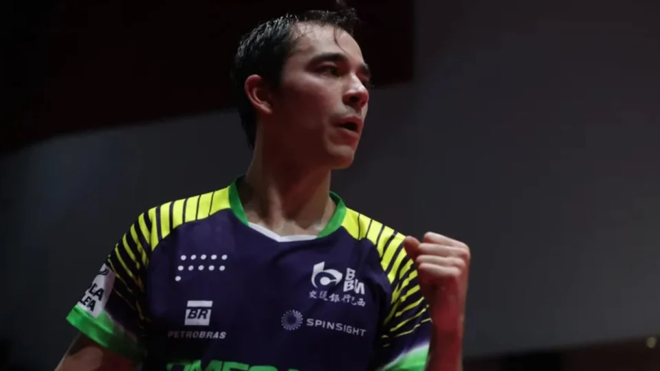 Hugo Calderano é campeão do WTT de Durban de tênis de mesa, na África do Sul 