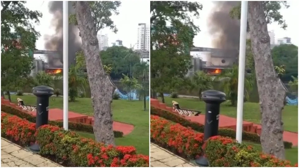Fábrica de refrigerantes tem princípio de incêndio na Zona Centro-Sul de Manaus