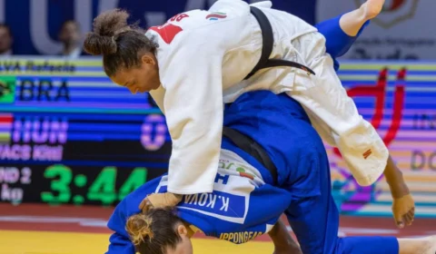 Rafaela Silva cai na final e leva prata no Grand Prix de Judô em Portugal