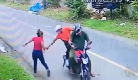 VÍDEO: câmeras de segurança registram suspeitos praticando assaltos em Manaus 