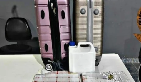 PF apreende drogas e ácido com colombianas em Benjamin Constant-AM