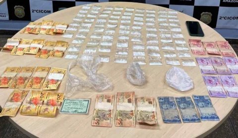Jovem é preso com 87 trouxinhas de cocaína na Zona Sul de Manaus
