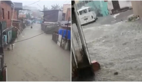 Chuva provoca risco de desabamento de prédio em Manaus; veja outras ocorrências