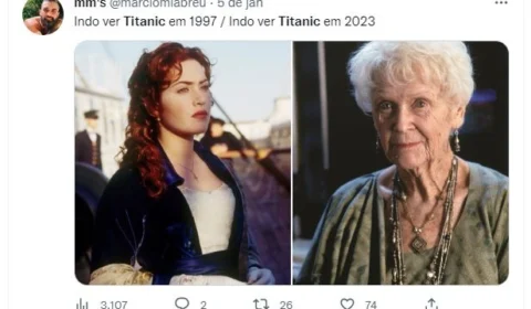 Fãs de Titanic reagem nas redes sociais sobre exibição do filme nos cinemas
