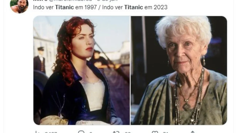 Fãs de Titanic reagem nas redes sociais sobre exibição do filme nos cinemas