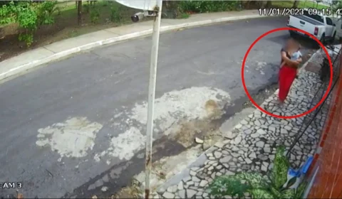 VÍDEO: suspeitos tentam sequestrar criança de um ano e cinco meses em Manaus