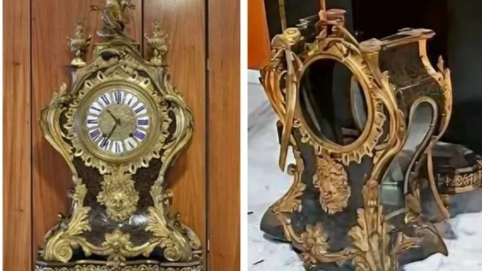 Terroristas destroem relógio dado para família real pela corte de Luís XIV