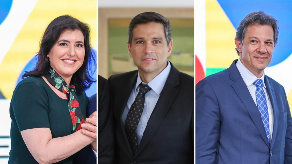 Haddad, Simone Tebet e Campos Neto se encontram nesta quinta em reunião do CMN