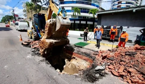 Avenida Maceió será interditada para obra de drenagem em Manaus