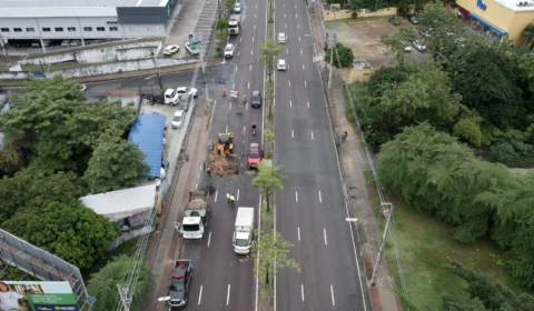 Interdição na Av. Djalma Batista: paradas de ônibus são alteradas em Manaus
