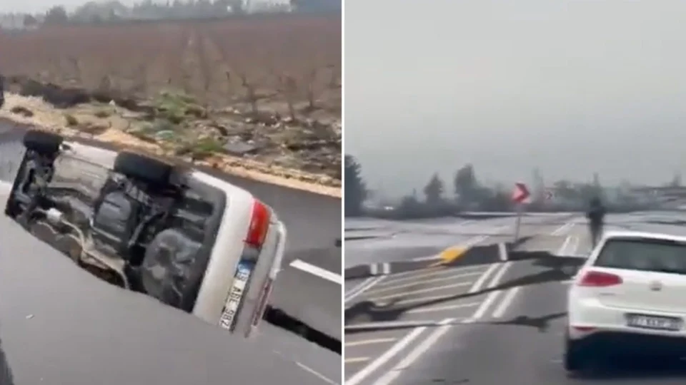 Terremoto: carros são ‘engolidos’ por crateras na Turquia; veja vídeo
