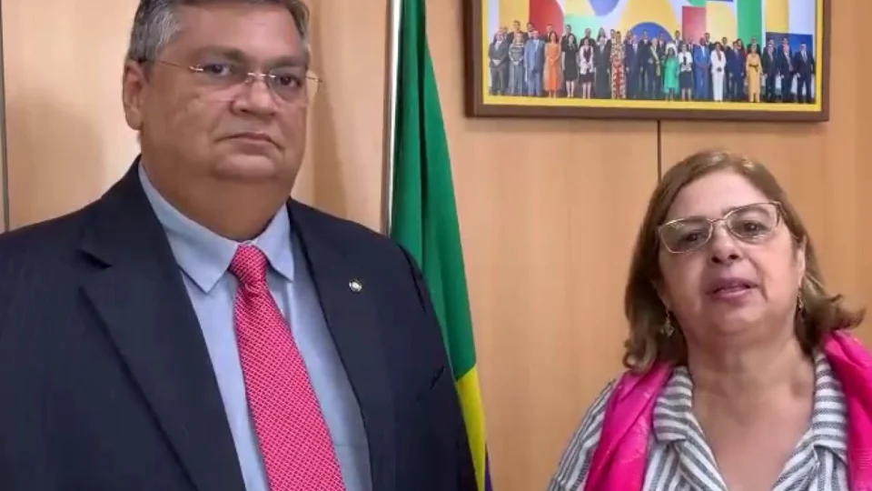 Ações contra feminicídio são discutidas por Dino e Cida Gonçalves em Brasília