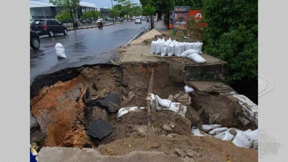 VÍDEO: ponto da Av. Djalma Batista é interditado durante carnaval em Manaus