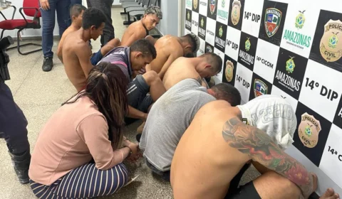 Grupo é preso suspeito de tráfico de drogas na Zona Leste de Manaus